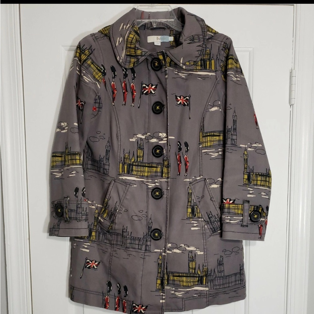 Boden London Print Coat (FREE matching crossbody bag)!!!